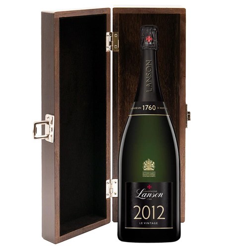 Magnum of Lanson Le Vintage 2012 Champagne 150cl in Elm Wood Gift Box